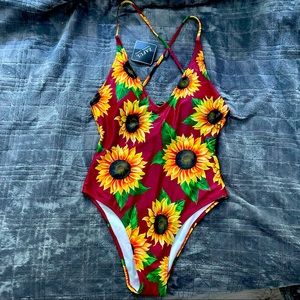 Sunflower Sexy One Piece